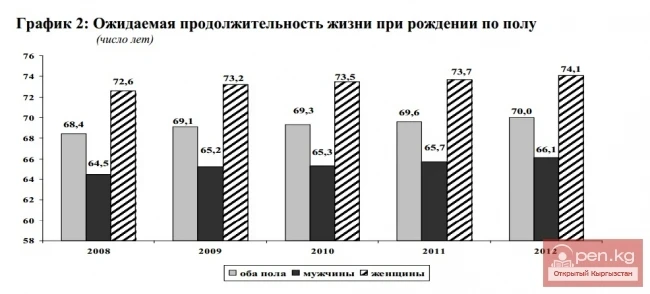Life Expectancy at Birth by Gender