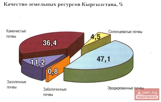 Кыргызстандын жер ресурстарынын сапаты