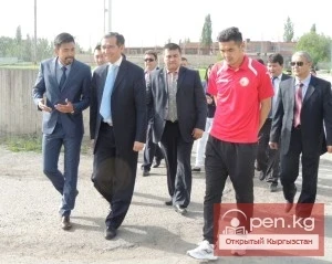 The Prime Minister personally wished good luck to the Kyrgyz national team