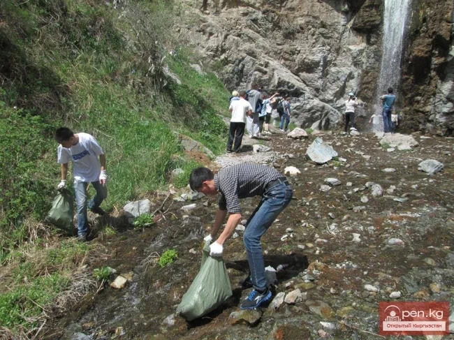 Акция «Таза Тоо - Чистые горы»