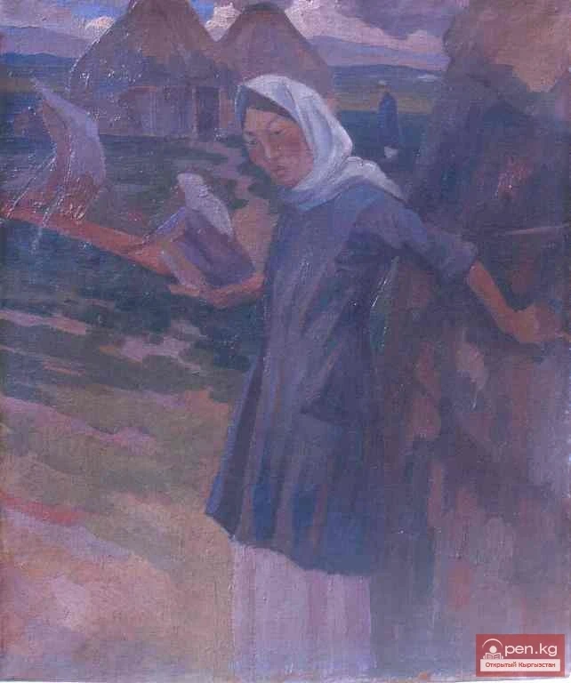 Stationary painting by Joomart Kadraliev