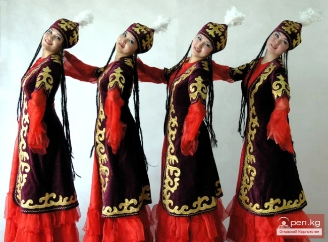 There is a real Kyrgyz dance!
