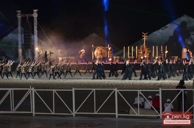 Церемония открытия первых Всемирных игр кочевников (Фото)