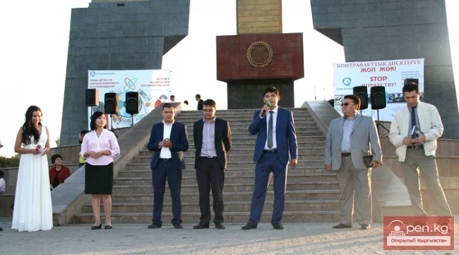 В Бишкеке состоялась ежегодная акция «Стоп пиратству!»