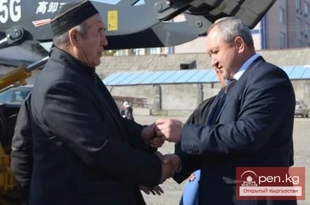 Церемония передачи техники заповеднику