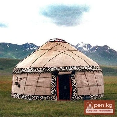 Kyrgyz dwelling — yurt
