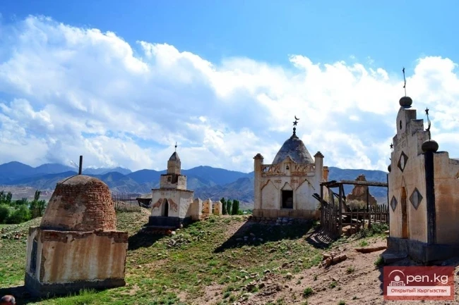 Kyrgyz mausoleums and domes