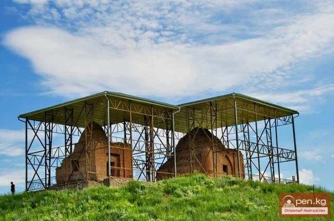 Kyrgyz mausoleums and domes