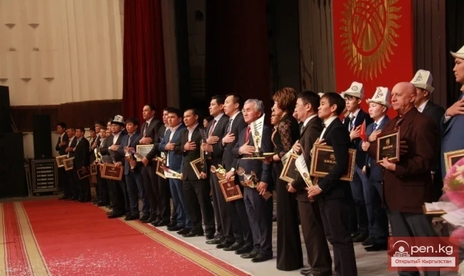 Кыргызстанда биринчи жолу Sports Awards 2014 боюнча мыкты спортчулар сыйланды