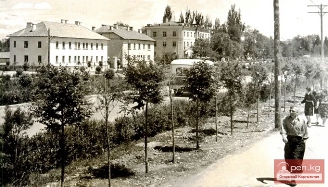 The title translates to: "This is where the city began. Pr. Zhibek - Zholu."
