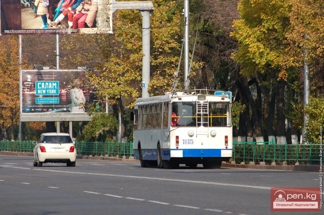 Жаңыланган көчө. Пр. Манас