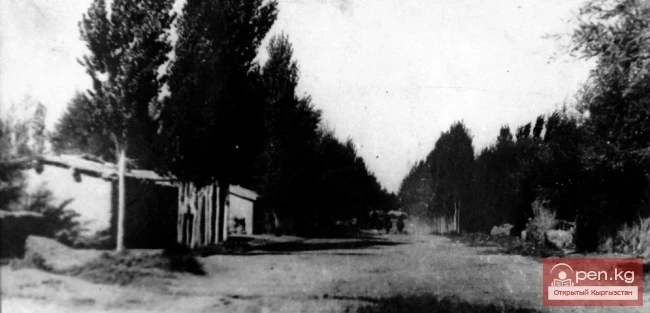 Одна из трех октябрьских.  Ул. К.Тыныстанова