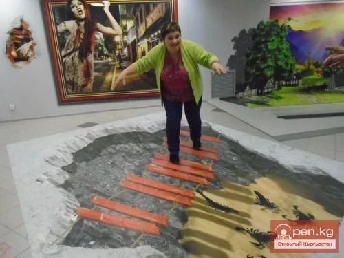 A show-exhibition of 3D paintings titled 'The Main Character' will open in Bishkek