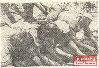 Техника вкатанного цветного узора