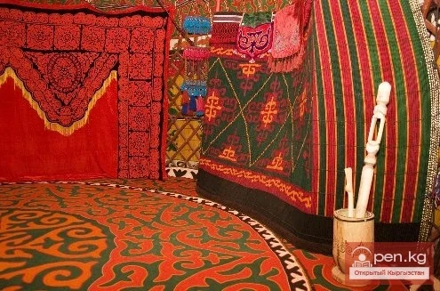 Войлочные настенные ковры «туш кийиз»