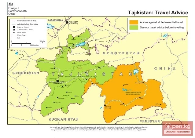 Британиянын МИДа Кыргызстанды саякаттоо үчүн коопсуз өлкө деп атады