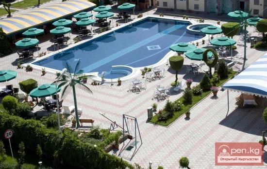 Swimming Pool at the "Jannat Regency" Recreation Center