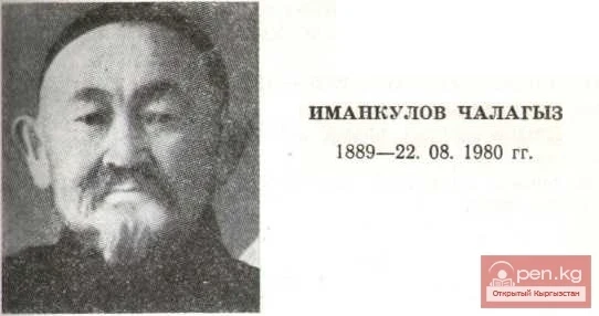 Акын-импровизатор и комузист Чалагыз Иманкулов