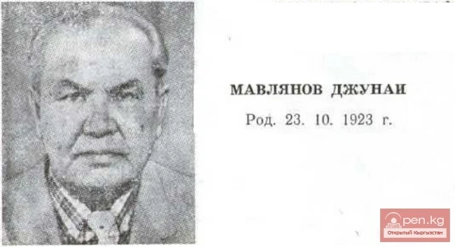 Прозаик, акын Джунай Мавлянов
