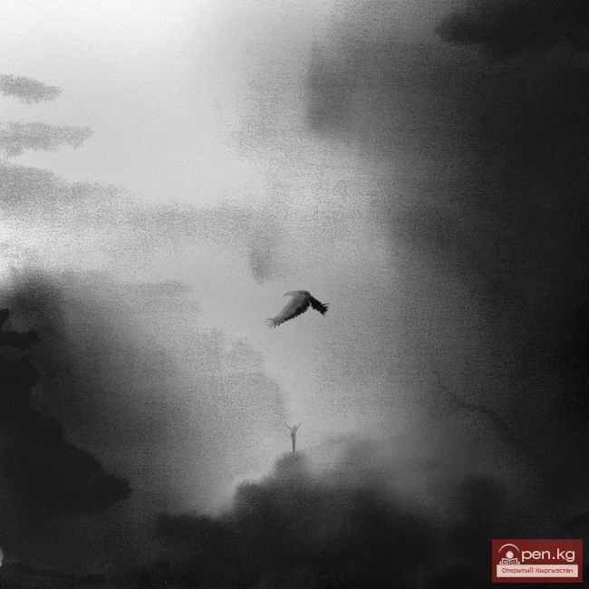 The artist from Kyrgyzstan illustrated the book of the famous Kazakh poetess Raushan Burkitbaeva-Nukenova