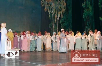 The opera "Eugene Onegin" will be shown in Bishkek.