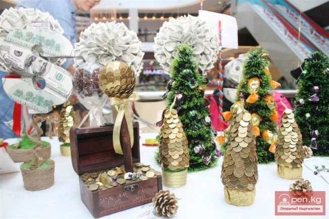 At the fair for gifts!