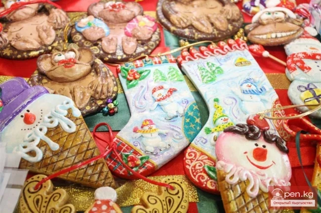 At the fair for gifts!