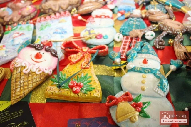 At the fair for gifts!