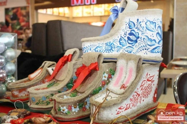 At the fair for gifts!