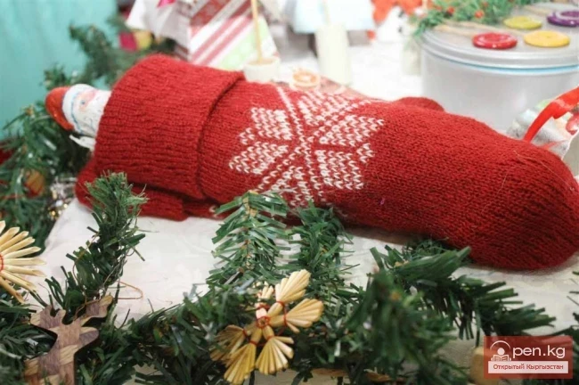 At the fair for gifts!