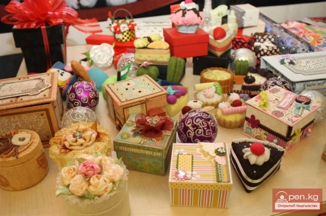 At the fair for gifts!