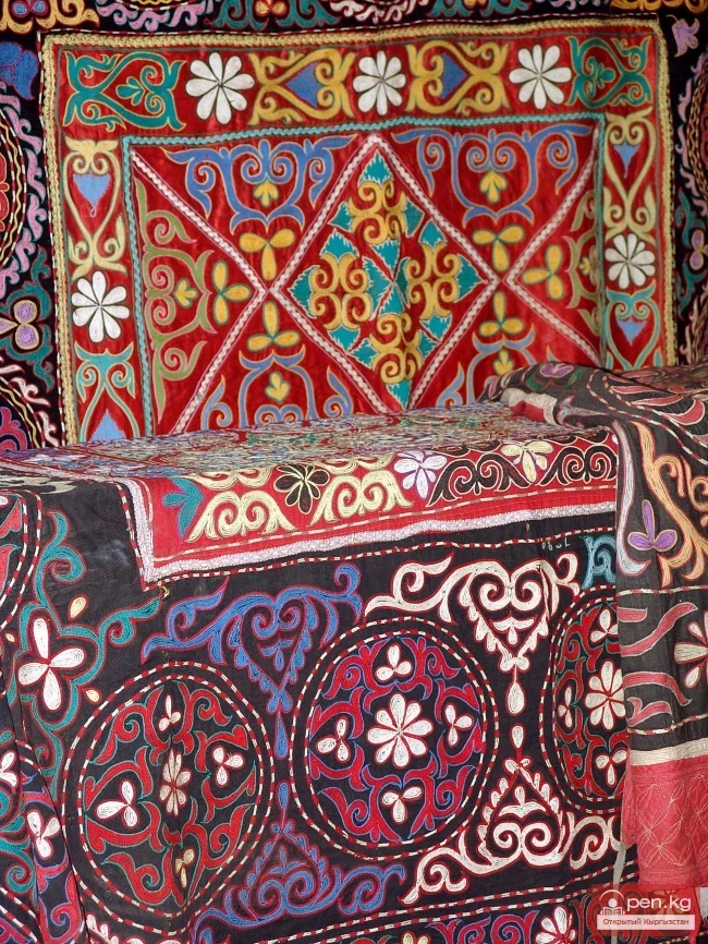 Carpet products among the Kyrgyz