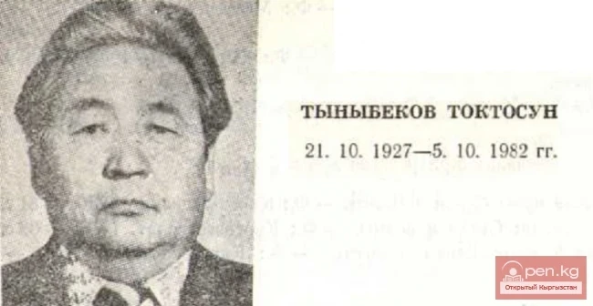 Поэт-импровизатор Токтосун Тыныбеков