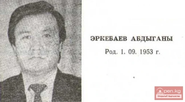 Критик, адабий талдоочу Абдыганы Эркебаев