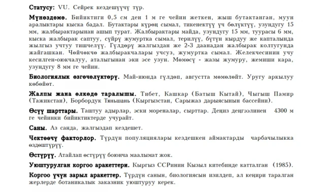 Барбарис кашгарский / Кашкар бёру карагаты / Kashgarian Barberry