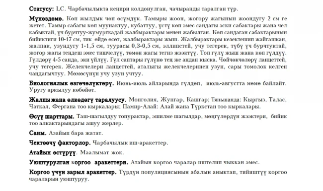 Родиола Литвинова / Литвинов чегендири / Litvinov’s Rosewort