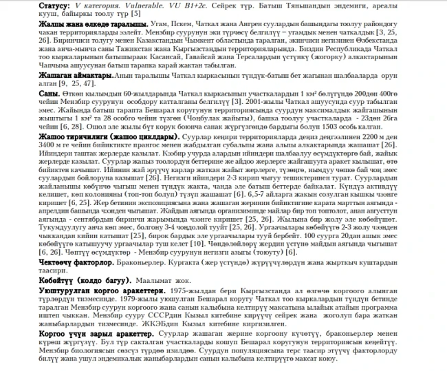 Menzbier’s marmot / Menzbier suuru / Сурок Мензбира