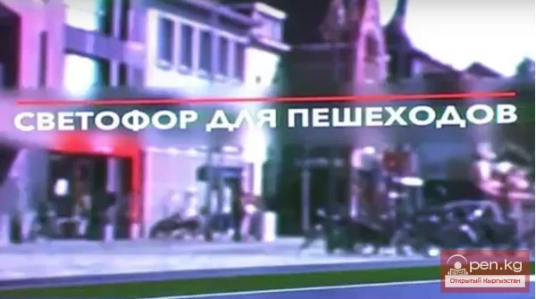 В Бишкеке рассказали о специализированном пешеходном переходе (видео)