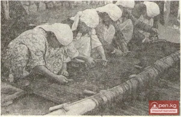 Кыргыз килеминин өзгөчөлүктөрү