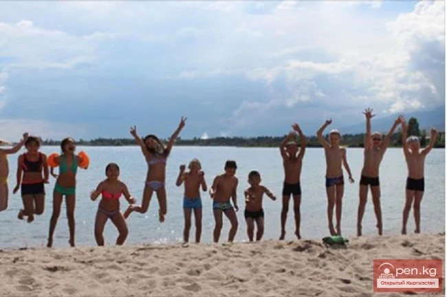Балдар үчүн ден соолук лагеринин "Радуга"