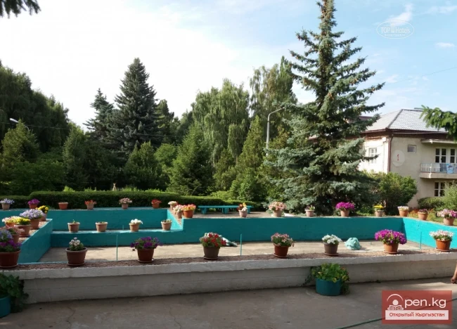 The title translates to "Pansionat 'Solnyshko'" in English.