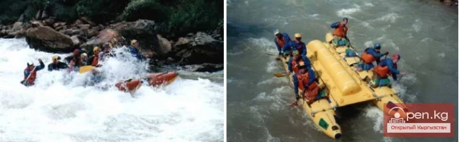 Rafting in Kyrgyzstan