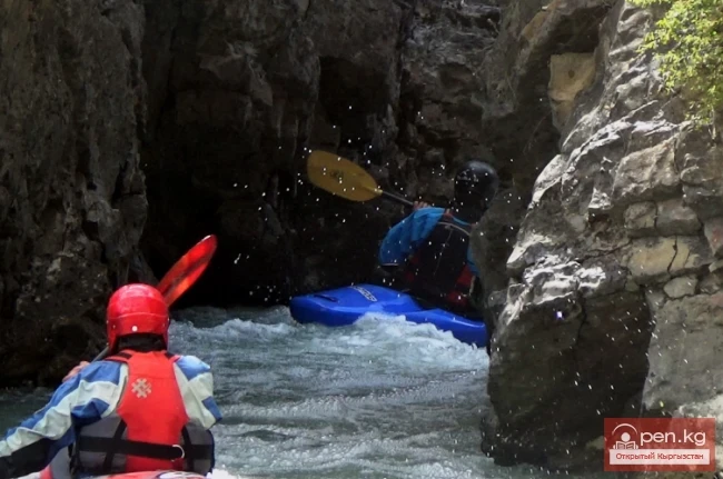 Rafting in Kyrgyzstan