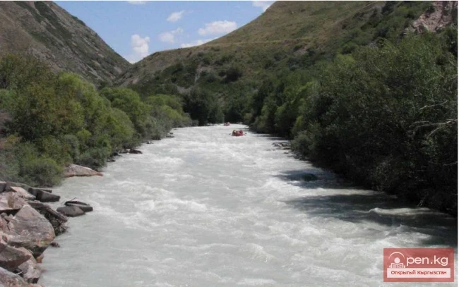 Rafting in Kyrgyzstan