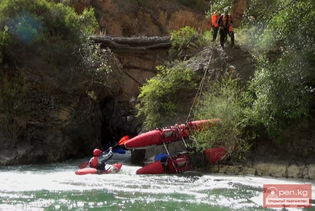 Rafting in Kyrgyzstan