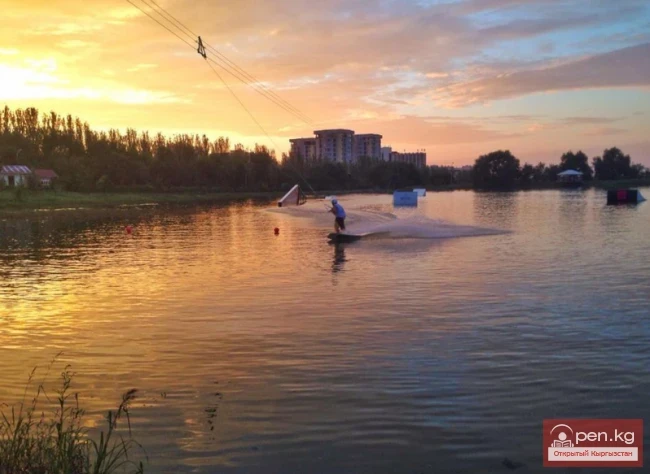 Wakeboarding in Bishkek