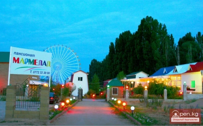 The title translates to "Pension 'Marmelad'" in English.