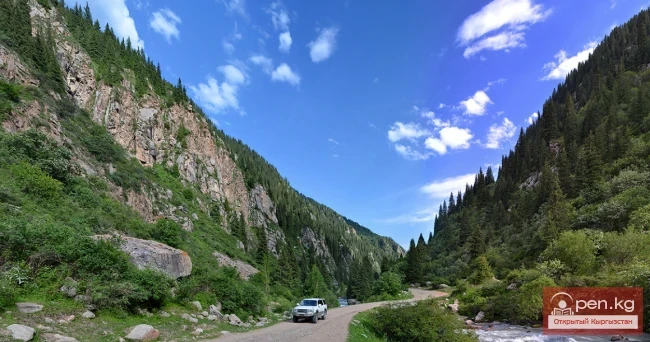 Chon Ak-Suu Gorge or Grigorievskoe