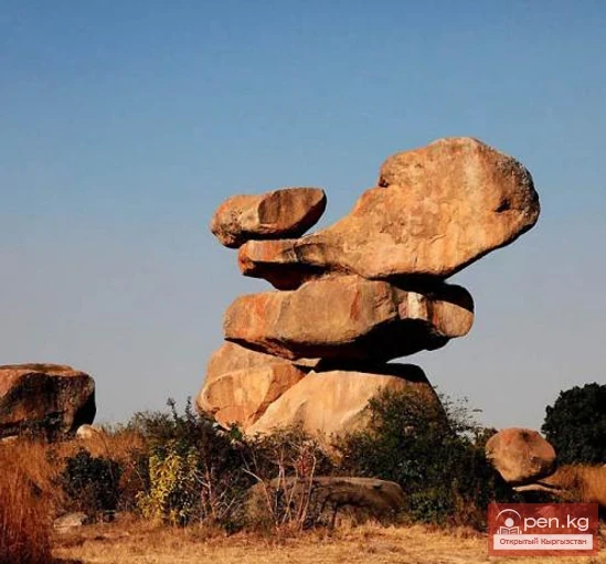Балансирленген таштар жана жартасдар