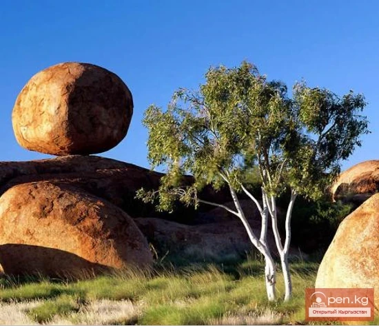 Балансирленген таштар жана жартасдар